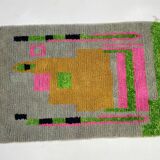 Traditional Berber rug in natural wool 3x2 m