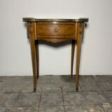 Kidney table transition style, side cabinet small chest of drawers.