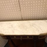 Louis XVI-style mahogany console