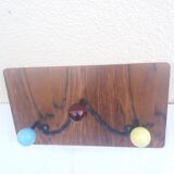 3-ball vintage coat holder