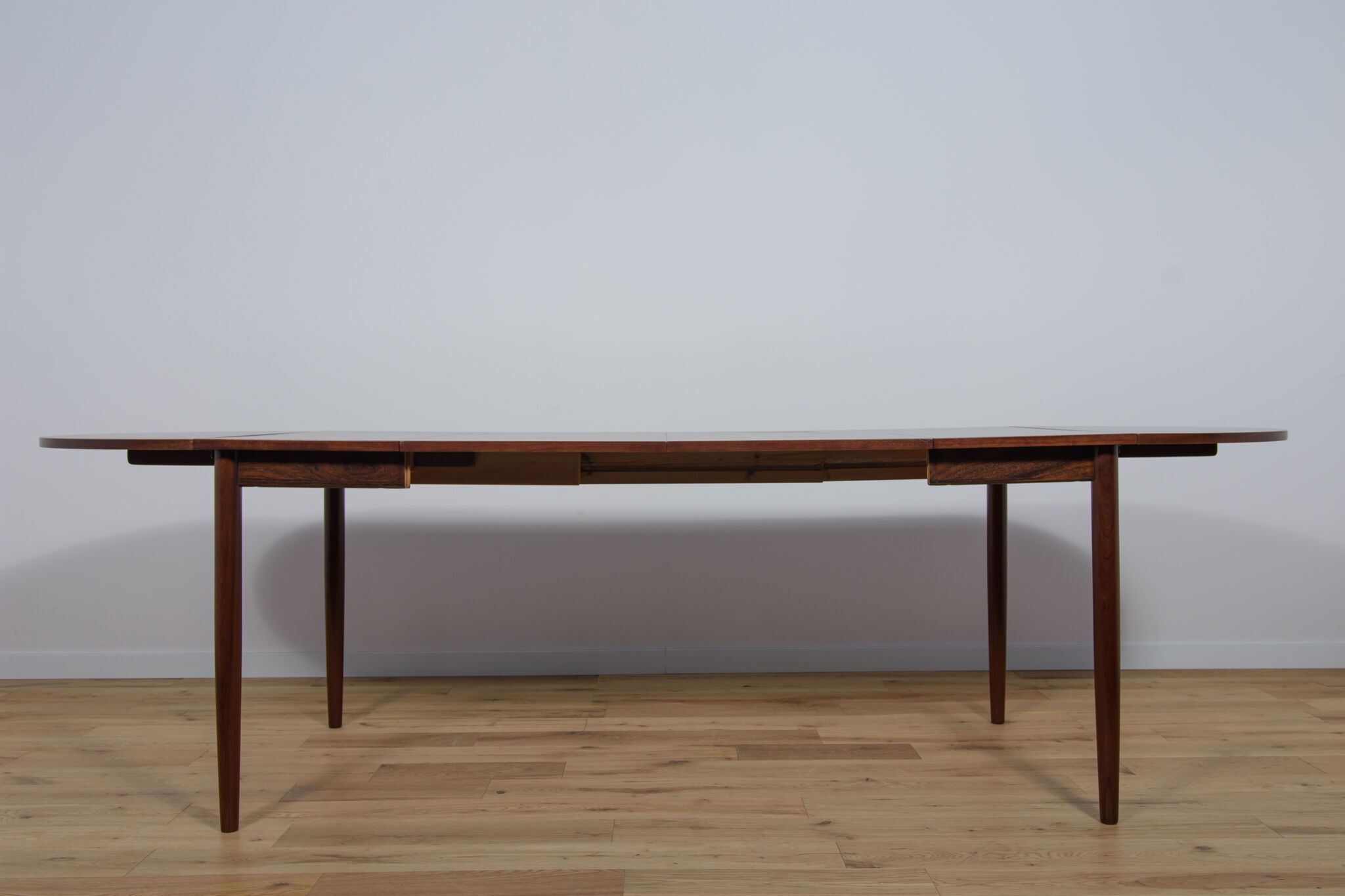Table à manger danoise extensible en palissandre du milieu du siècle, années 1960