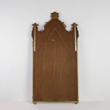 20th century Belgian Rococo-Venetian Mirror in Gilded Wood