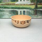 Set of 6 stackable salad bowls with foral pattern from the 50s/60s