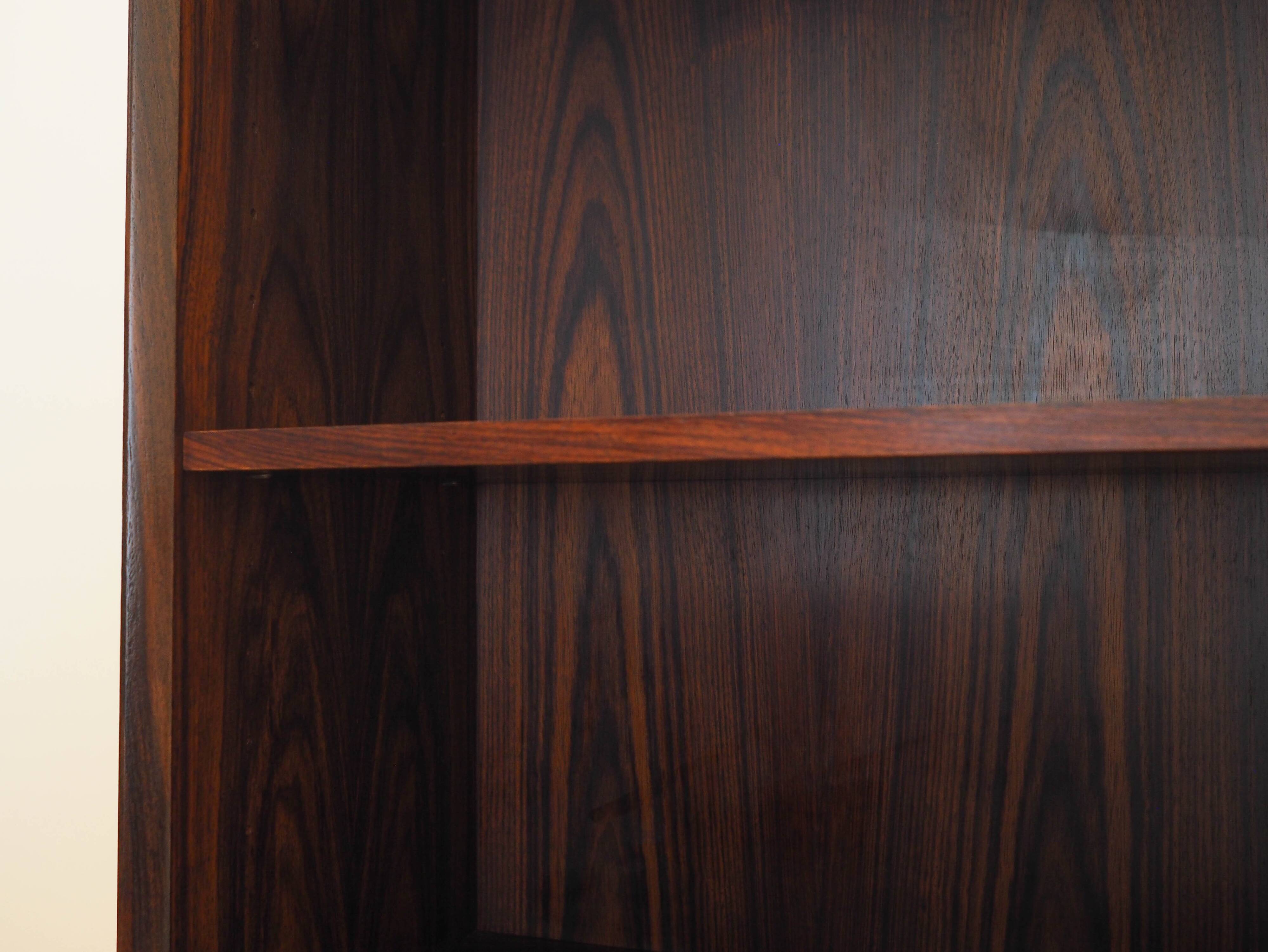 Rosewood bookcase, Danish design, 1970s, manufactured by Hundevad