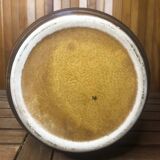 Old Vase With Handles ST CLÉMENT France Ceramic Brown & Orange Vintage #A412