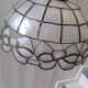 Mother-of-pearl and brass lamp