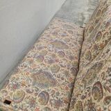 Louis Philippe style floral decor sofa bench from the nap period