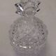 Vintage Pineapple Crystal Candy Dish Sugar Bowl Covered Pot