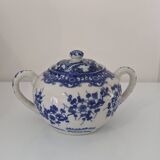 Vintage blue fine china tea set