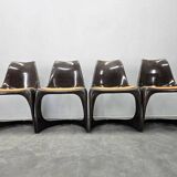 Set of four dining chairs Steens Østergaard A-Line 290, Cado, Denmark, 1960s