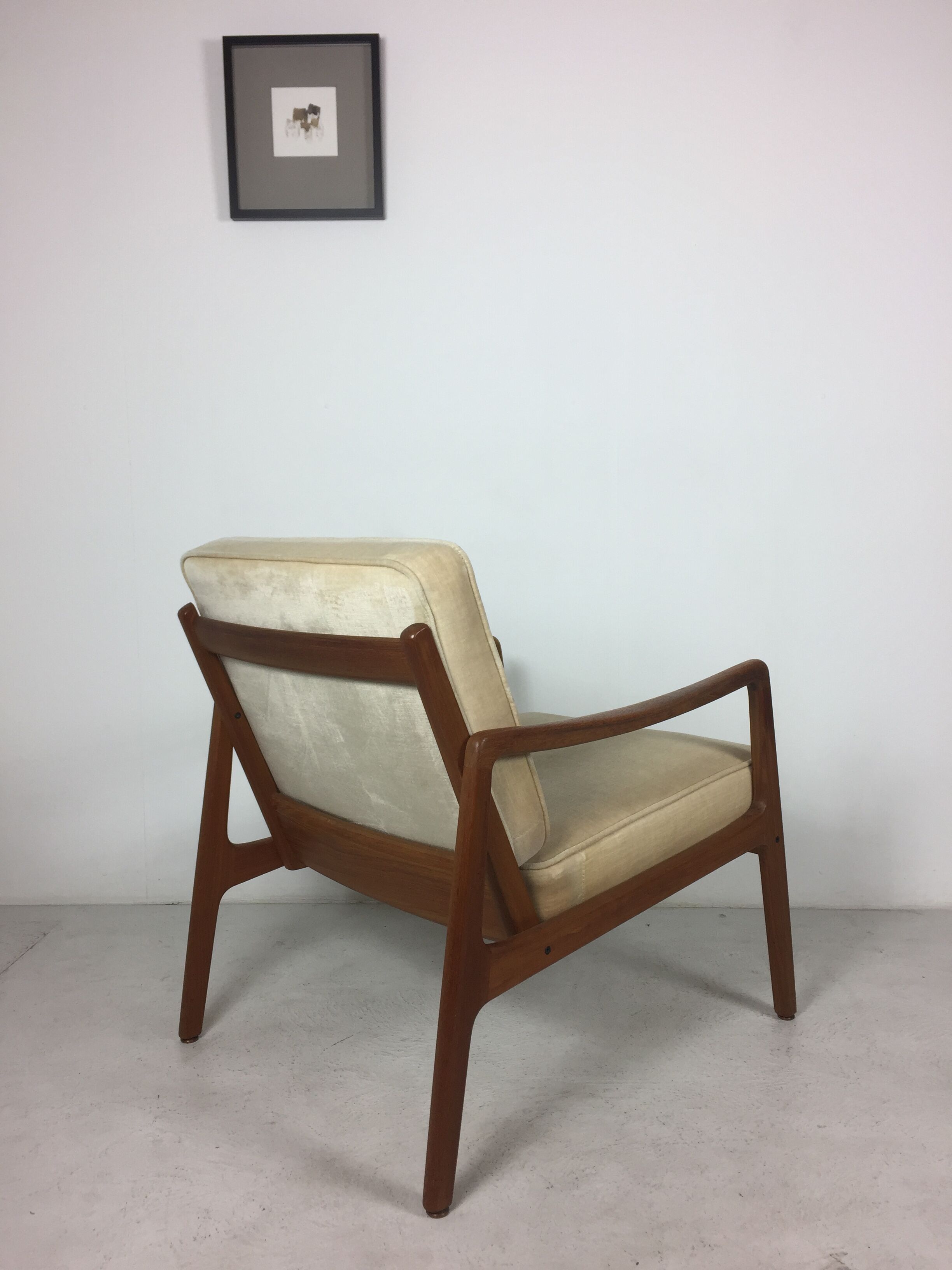 Danish teak easy chair by Ole Wanscher