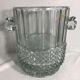 Old glass mold bohemian bar vintage crystal champagne bucket