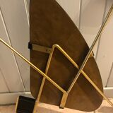 Mirror and wall coat rack  vintage 50s