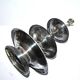 Vintage silver metal tray - pedestal table display for sweet cakes Hotel Buffet H29cm