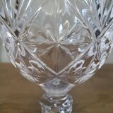 6 verres à pied en cristal