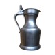 Carafe vintage tin wine pitcher