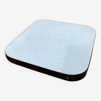 Blue Formica trivet