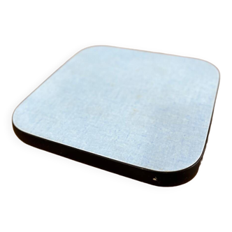 Blue Formica trivet