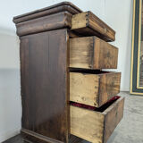 Small Louis Philippe style chest of drawers in mahogany