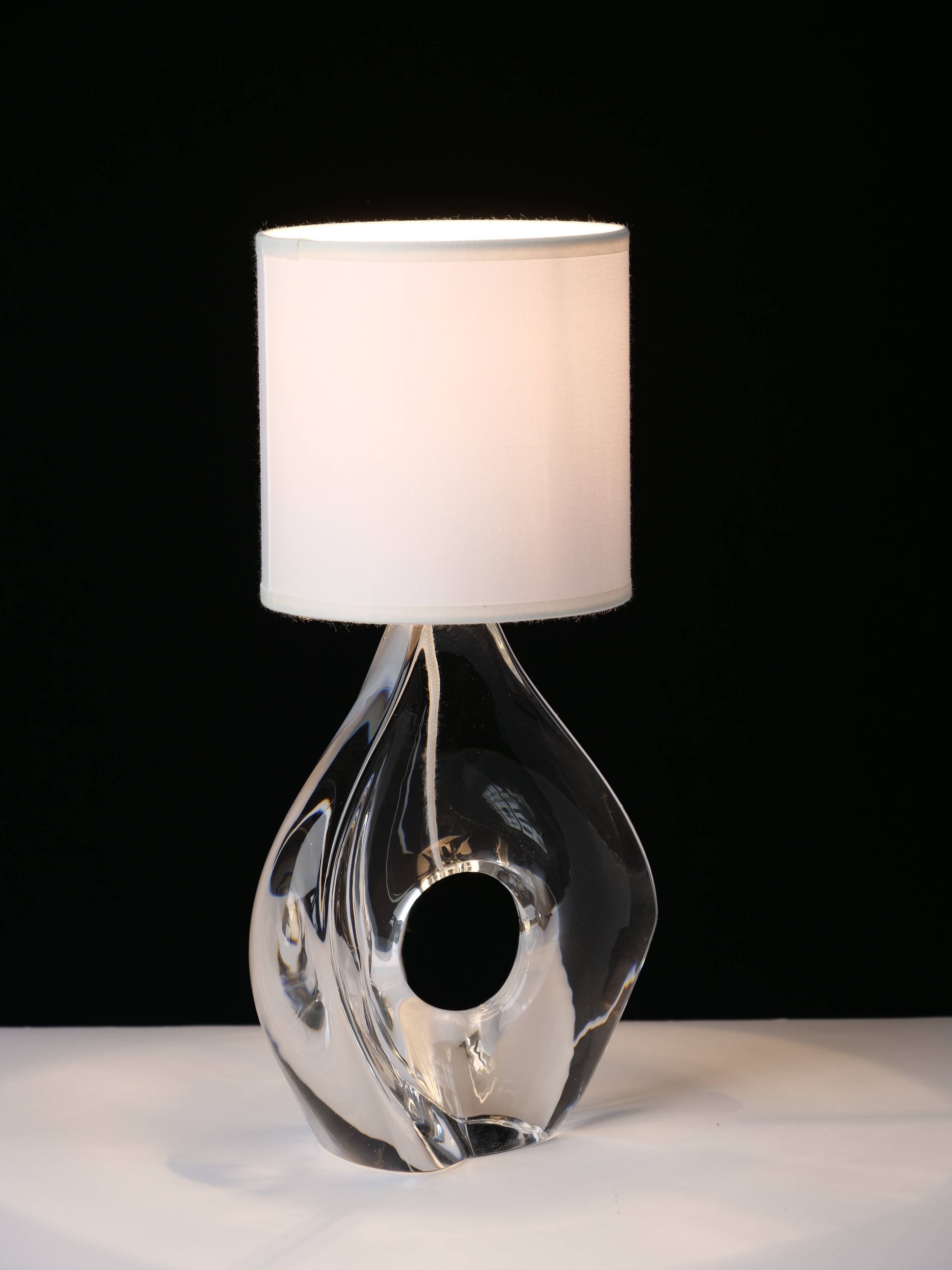 Crystal bedside lamp from daum france