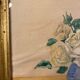Tableau ancien , nature morte aux roses, XX siècle