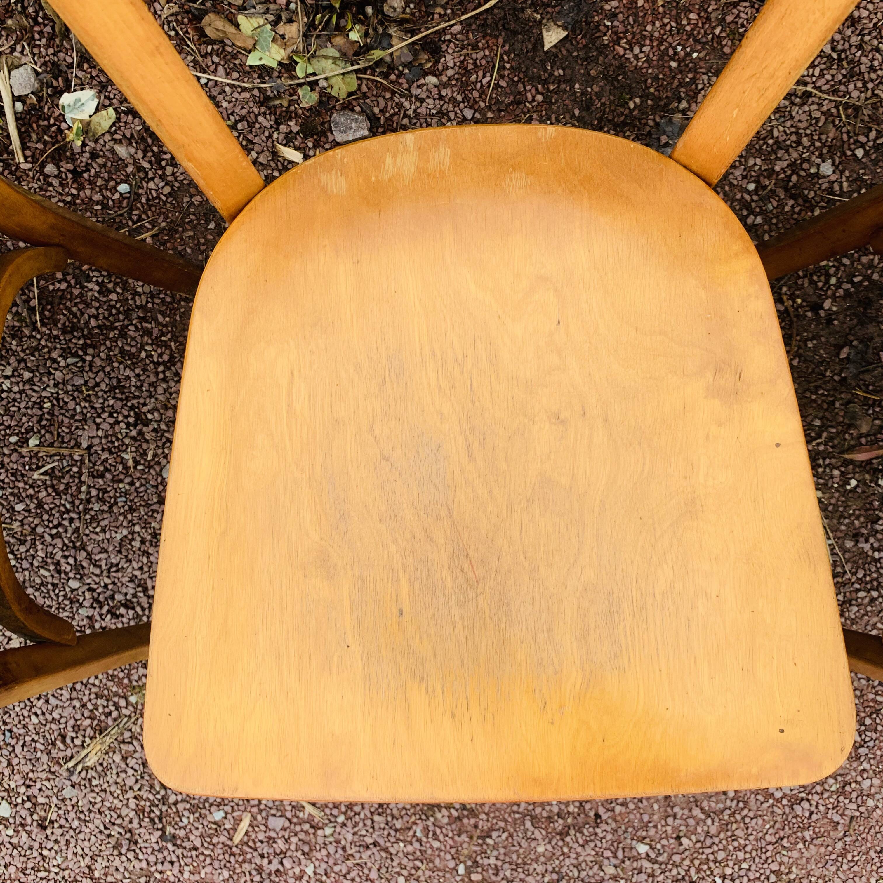 Set of 6 60s bistro chairs