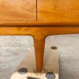 Scandinavian high enfilade 1960 solid teak