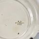Set of 4 plates KG St Clément barbotine fruit (cherry, mirabelle, grape, pear), late 19th-early 20th century.