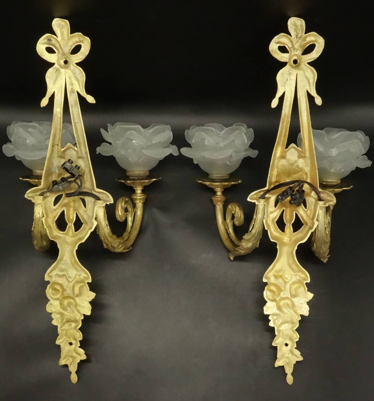 Pair of Louis XVI style sconces