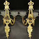 Pair of Louis XVI style sconces