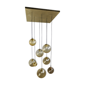 Chandelier 1960 s Golden balls