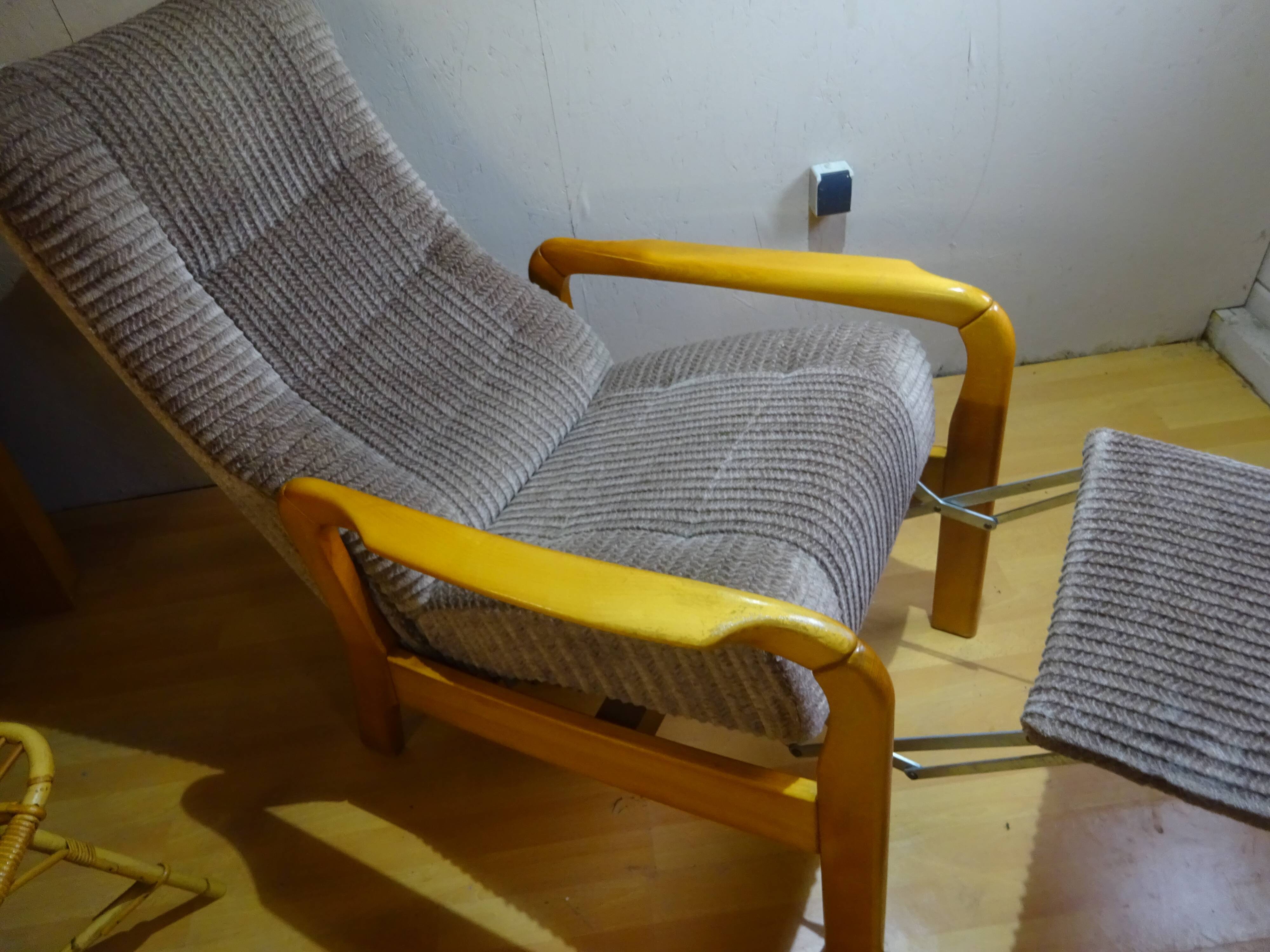 Fauteuil relax scandinave vintage