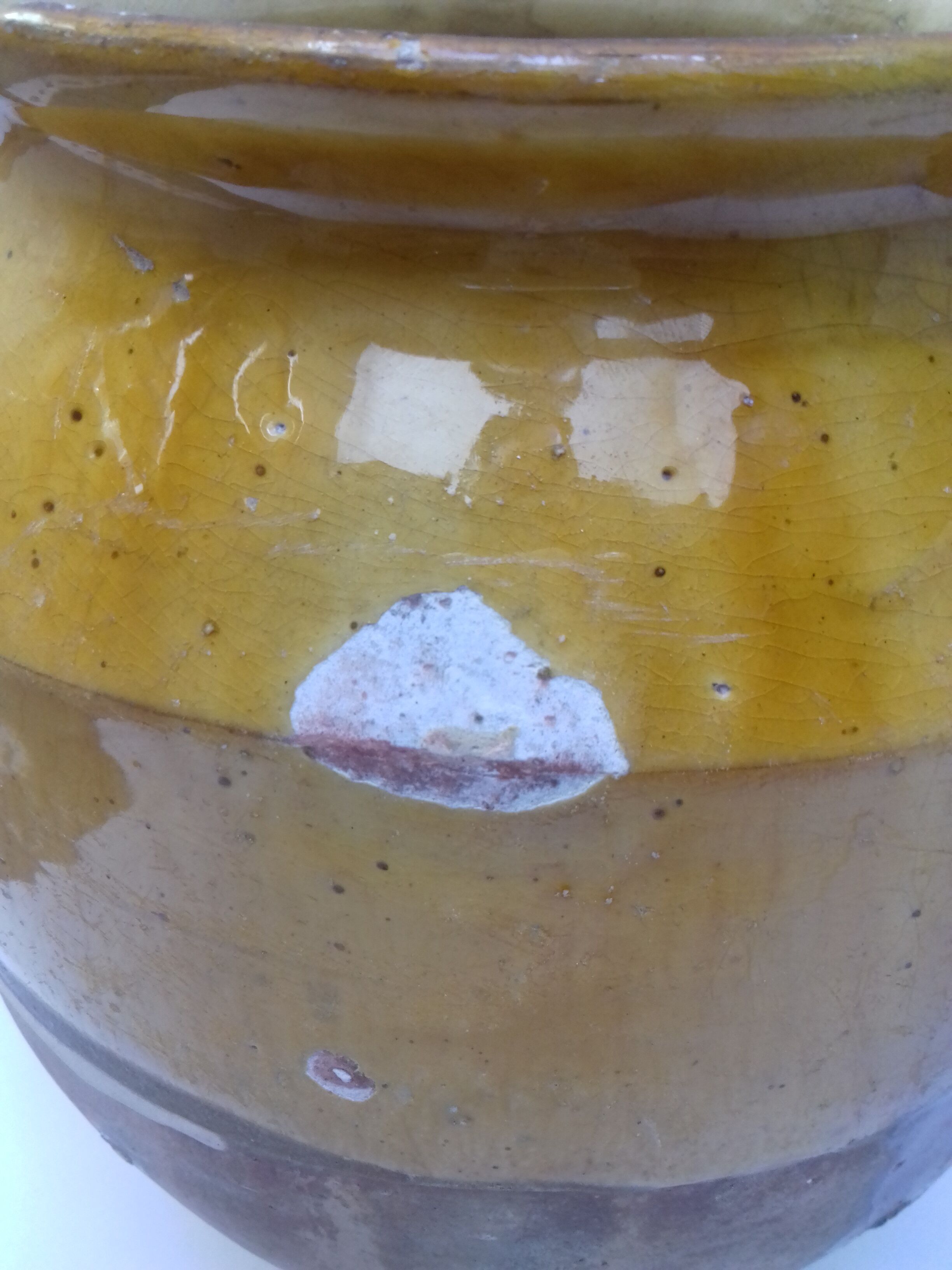 Pot ancien à graisse et confit du Sud Ouest