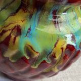 Glazed ceramic vase