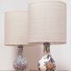 Paire lampes faïence de Gien