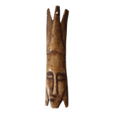 Sculpture sur os - ancienne Amulette Africaine - Art Africain tribal