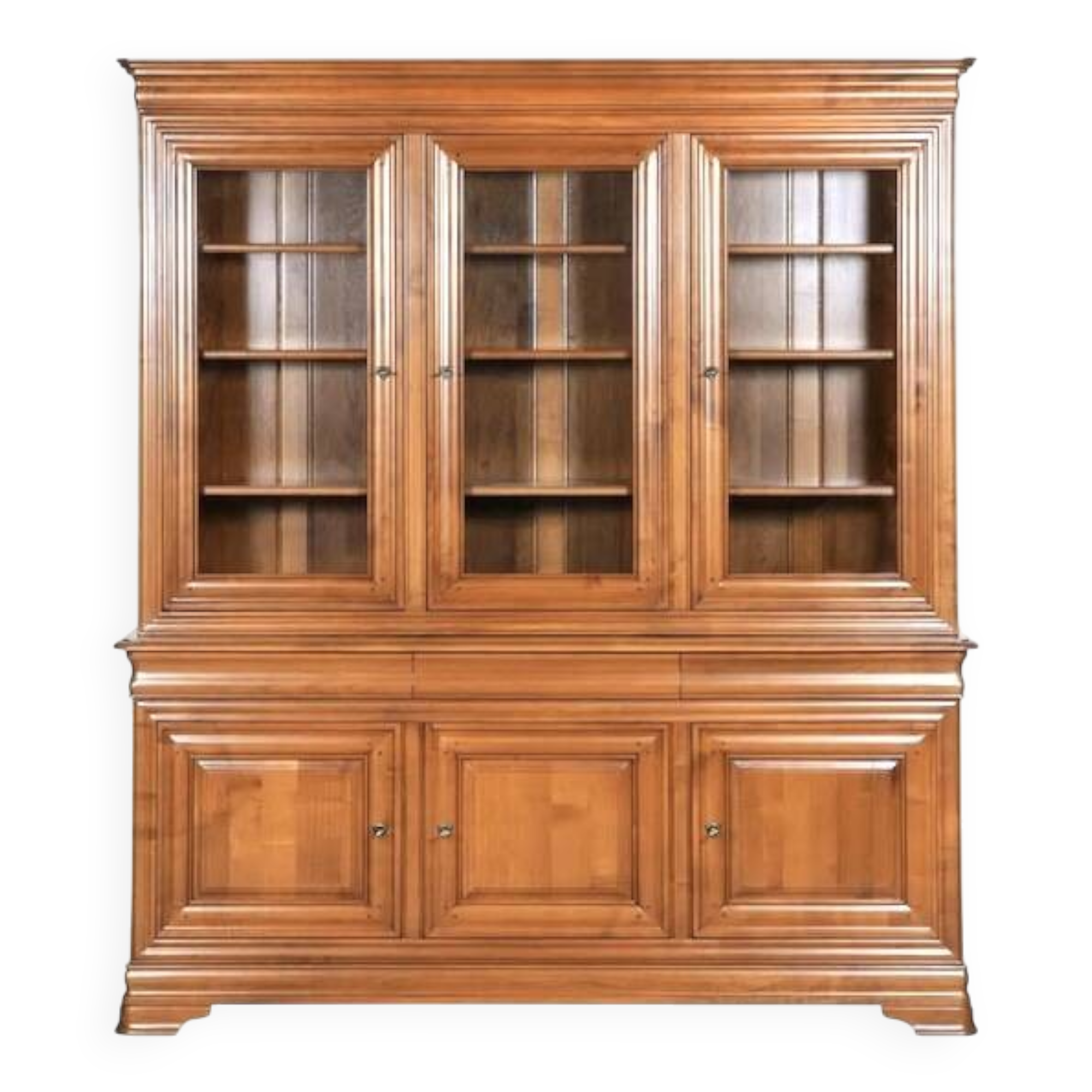 Solid wood bookshelf