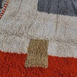 Moroccan rug in natural wool 2.5 x 1.5 m