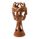 Terracotta sculpture by Jean Marais, the 3 faces, 1970