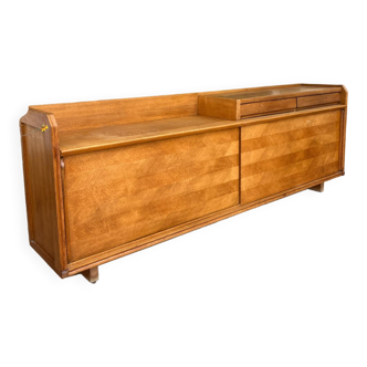 Guillerme and Chambron sideboard in oak 1950