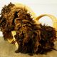 1970 ushant sheep wool rug - 170 cm x 80 cm