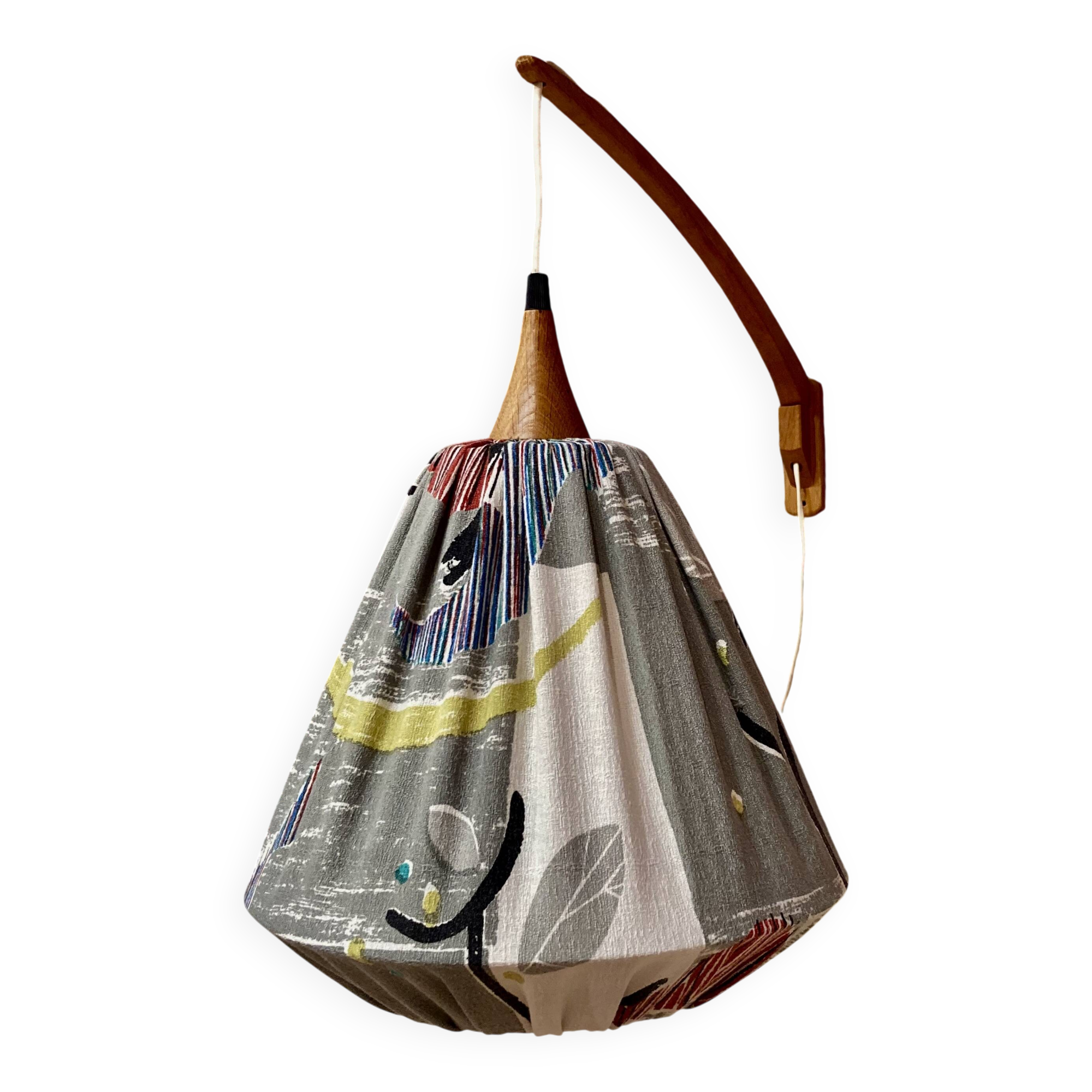 Large modular wall light Scandinavian design 1950.