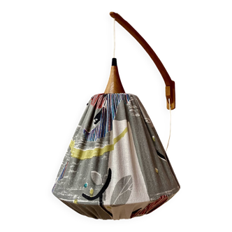 Large modular wall light Scandinavian design 1950.