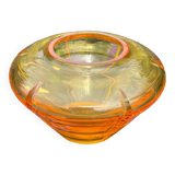 Signed Sevres crystal vase