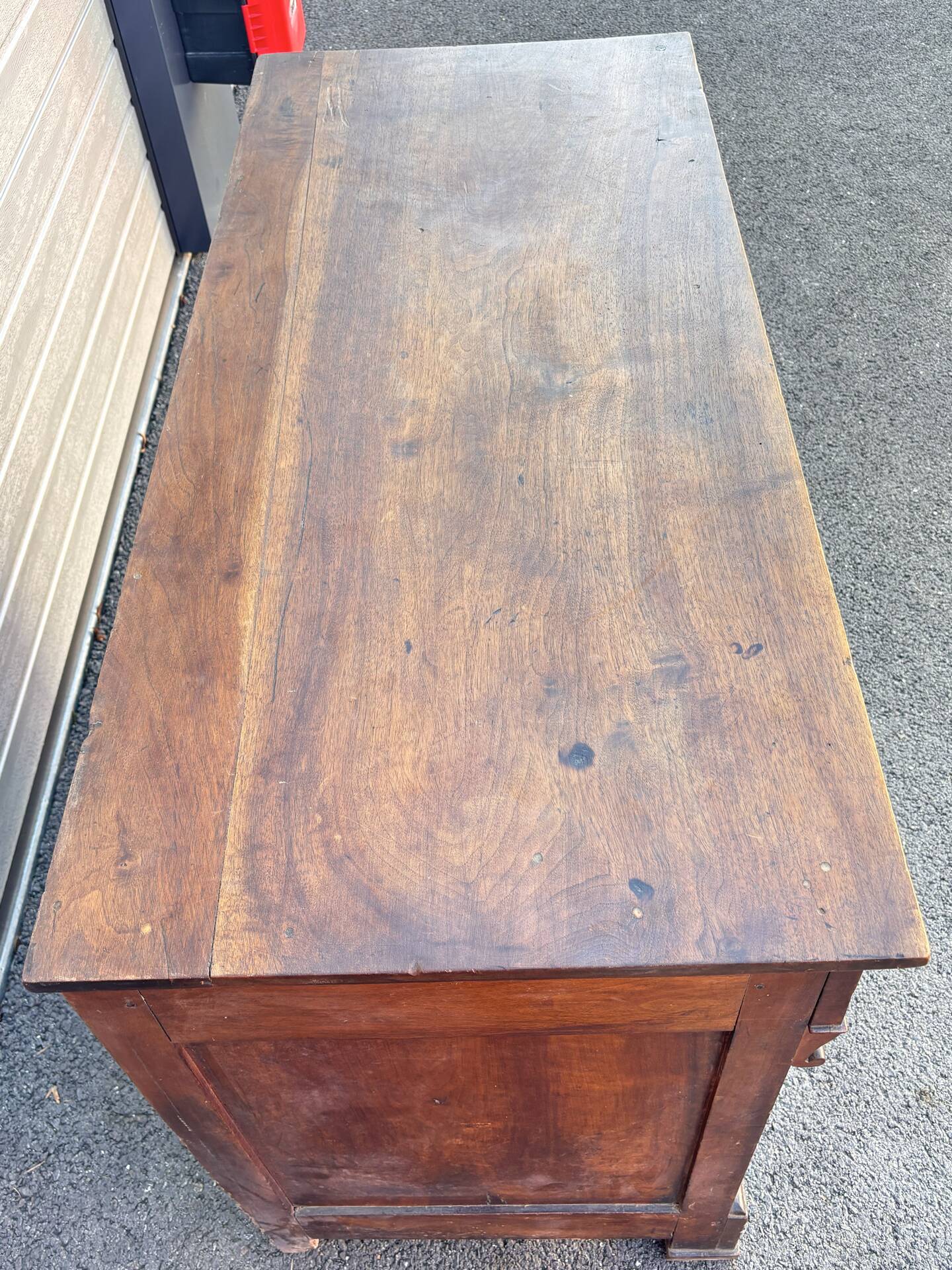 Antique solid wood chest of drawers – Empire style