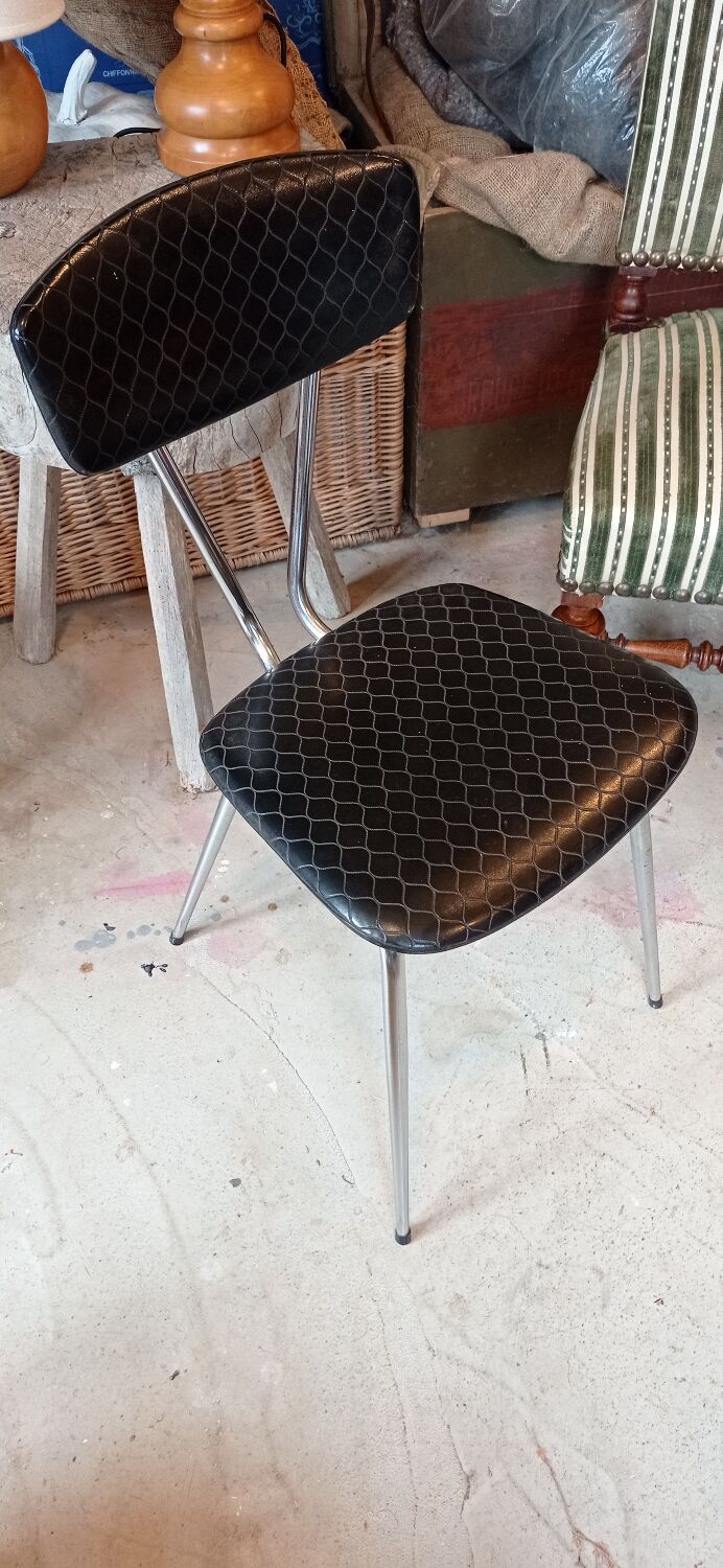 Leatherette chair 60