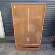 Vintage glass cabinet from the 60s