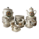Vintage tableware set Bangui – Faïencerie de Gien - 1970s