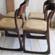 Série de 4 chaises traineau Baumann