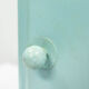 Pharmacy cabinet blue sheet metal